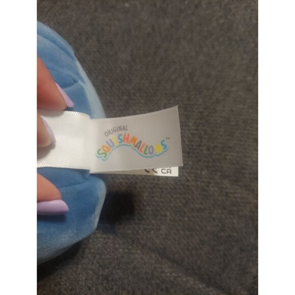 Disney Squishmallow Stitch With Christmas Santa Hat 8" Plush Toy New With Tag - Picture 11 of 11